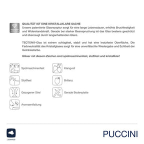 Grappaglas PUCCINI 120 ml 6er-Set