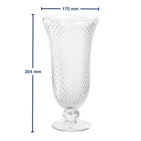 Vase auf Fuß POESIA 35 cm