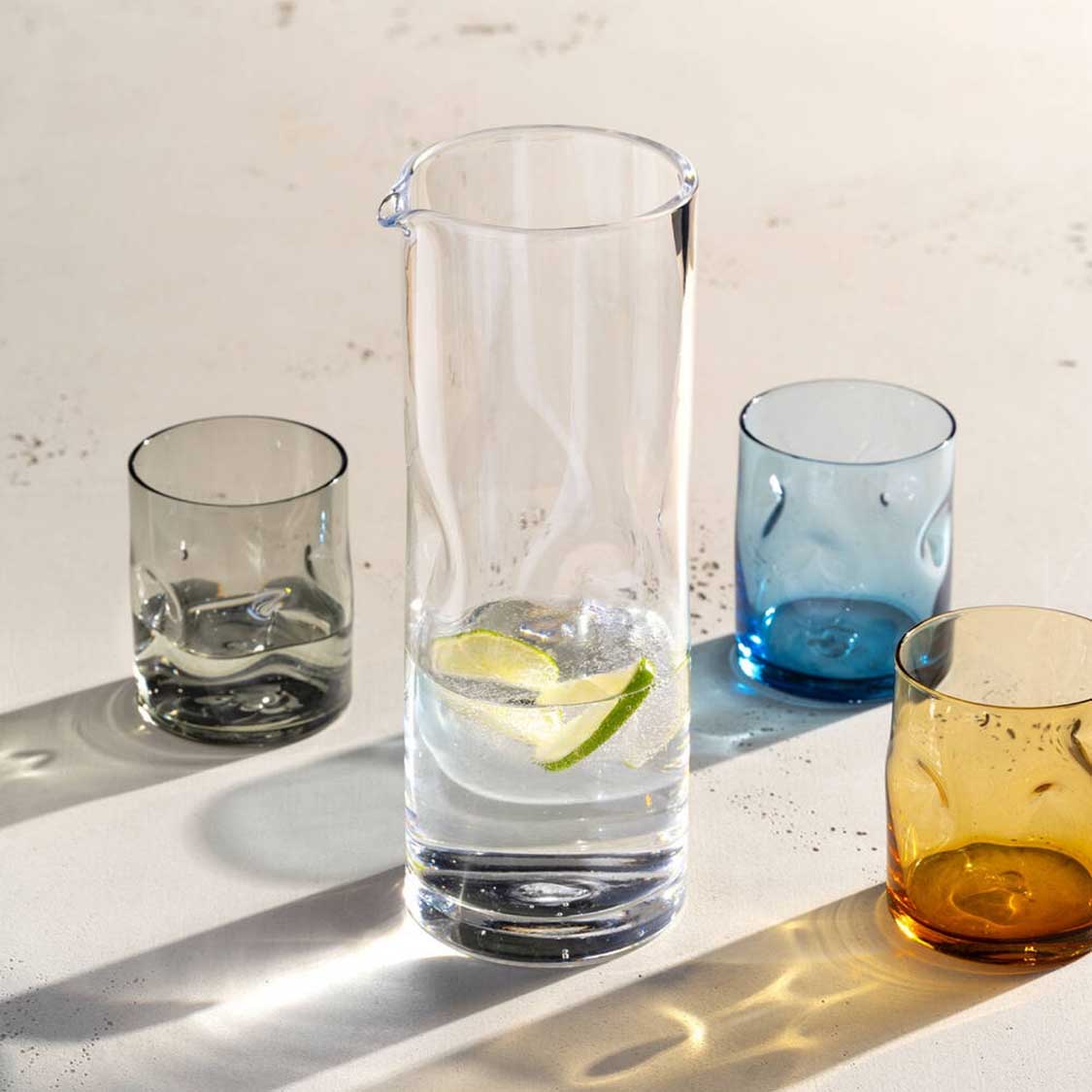 Trinkglas VESUVIO 300 ml grau 4er-Set