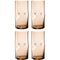 Trinkglas VESUVIO 330 ml braun 4er-Set