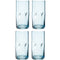 Trinkglas VESUVIO 330 ml blau 4er-Set