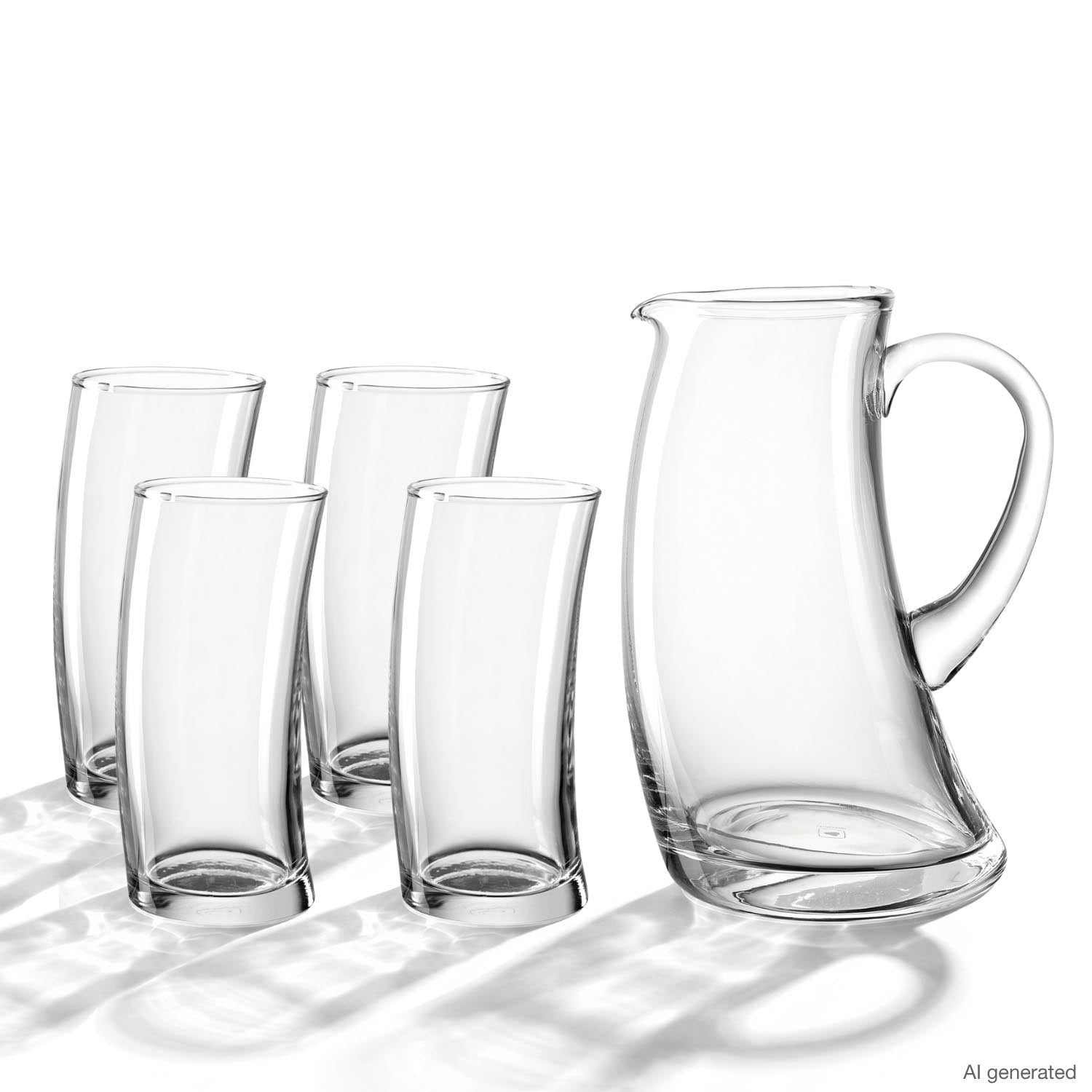 Krug/Trinkglasset SWING 5-teilig