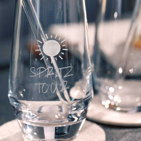 Trinkglas Geschenkset PUCCINI 5-teilig 365 ml mit persönlicher Gravur