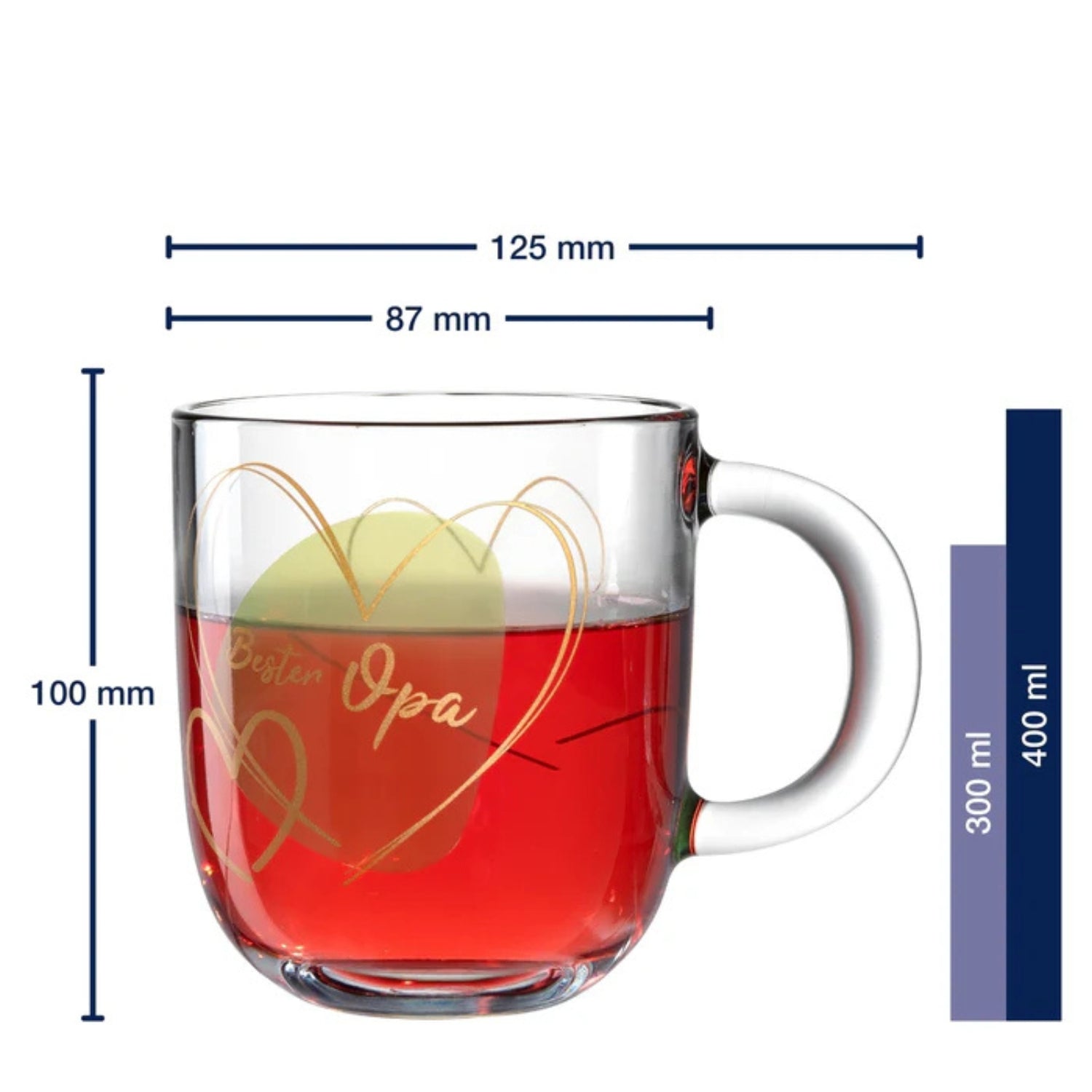 Tasse EMOZIONE 400 ml 2er-Set Oma & Opa