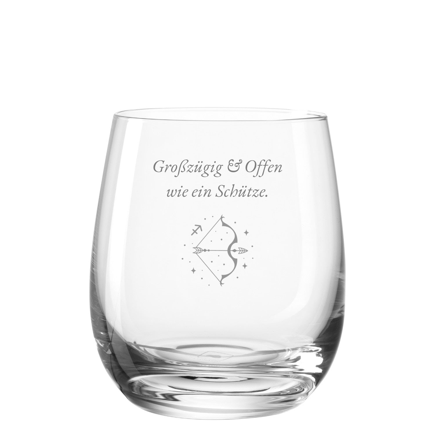 Trinkglas TIVOLI 360 ml mit persönlicher Gravur