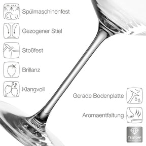 Rotweinglas PUCCINI 750 ml mit persönlicher Gravur