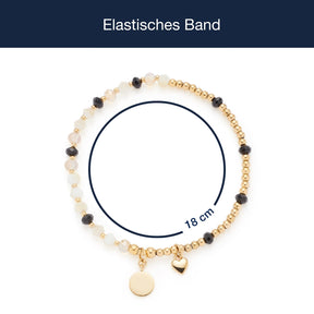 Armband TIAMO You & Me CIAO gold mit persönlicher Gravur