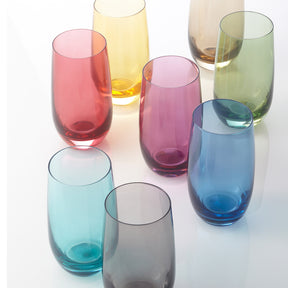 Trinkglas SORA 6er-Set 390 ml grau